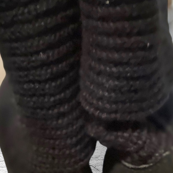 Ugg Classic Candy, Black Tall‎ Sweater Boots, women’s size 5 - Picture 5 of 9